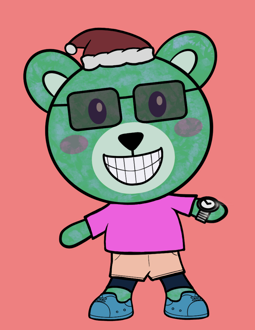 Best Polygon NFT Collection on Opensea - Jolly Teddy Party #6691