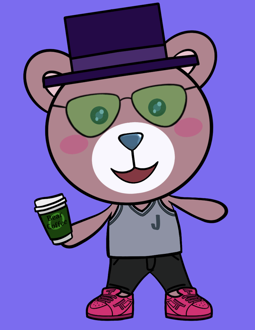 Best Polygon NFT Collection on Opensea - Jolly Teddy Party #6693