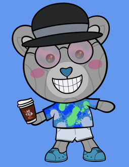 Best Polygon NFT Collection on Opensea - Jolly Teddy Party #6694