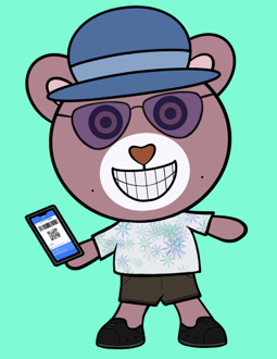 Best Polygon NFT Collection on Opensea - Jolly Teddy Party #6698