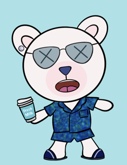 Best Polygon NFT Collection on Opensea - Jolly Teddy Party #6700