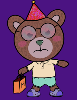 Best Polygon NFT Collection on Opensea - Jolly Teddy Party #6735