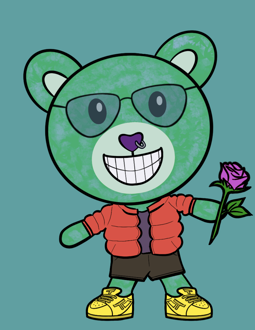 Best Polygon NFT Collection on Opensea - Jolly Teddy Party #674