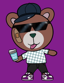 Best Polygon NFT Collection on Opensea - Jolly Teddy Party #6758