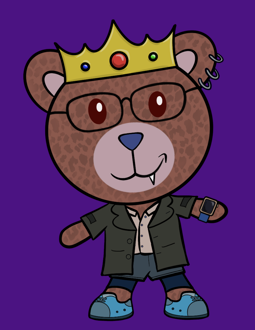 Best Polygon NFT Collection on Opensea - Jolly Teddy Party #6765