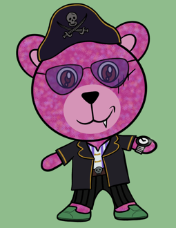 Best Polygon NFT Collection on Opensea - Jolly Teddy Party #6773