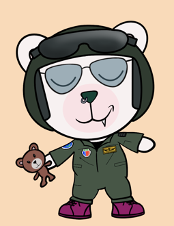 Best Polygon NFT Collection on Opensea - Jolly Teddy Party #6776