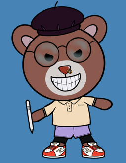Best Polygon NFT Collection on Opensea - Jolly Teddy Party #6780