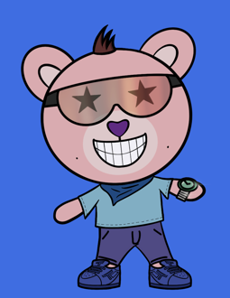 Best Polygon NFT Collection on Opensea - Jolly Teddy Party #6785
