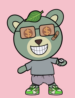 Best Polygon NFT Collection on Opensea - Jolly Teddy Party #6787