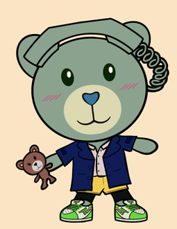 Best Polygon NFT Collection on Opensea - Jolly Teddy Party #679