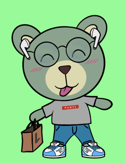 Best Polygon NFT Collection on Opensea - Jolly Teddy Party #6792