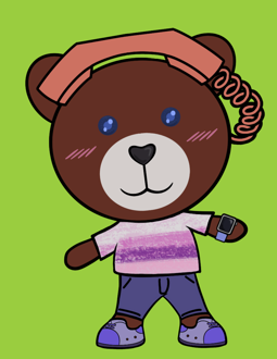 Best Polygon NFT Collection on Opensea - Jolly Teddy Party #6793