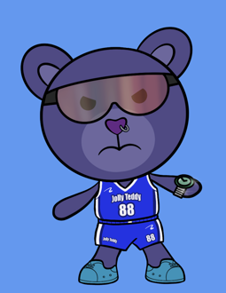 Best Polygon NFT Collection on Opensea - Jolly Teddy Party #6804