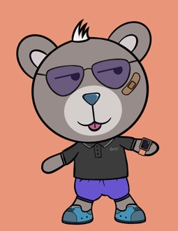 Best Polygon NFT Collection on Opensea - Jolly Teddy Party #6807