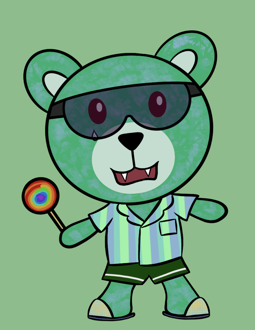 Best Polygon NFT Collection on Opensea - Jolly Teddy Party #6820