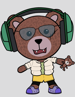 Best Polygon NFT Collection on Opensea - Jolly Teddy Party #6822