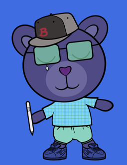 Best Polygon NFT Collection on Opensea - Jolly Teddy Party #6826