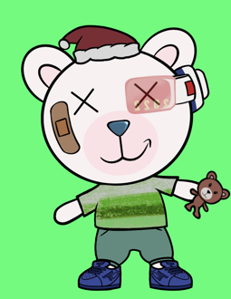 Best Polygon NFT Collection on Opensea - Jolly Teddy Party #6847