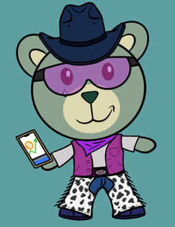 Best Polygon NFT Collection on Opensea - Jolly Teddy Party #6849