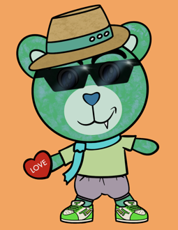 Best Polygon NFT Collection on Opensea - Jolly Teddy Party #6856