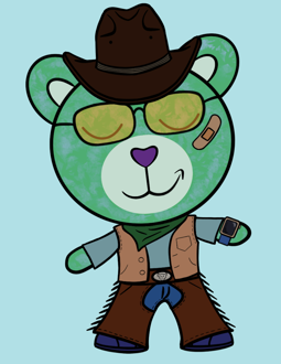 Best Polygon NFT Collection on Opensea - Jolly Teddy Party #6859