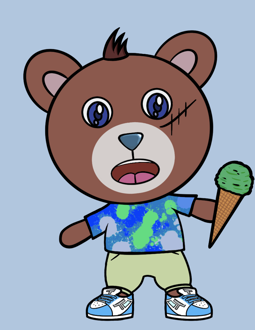 Best Polygon NFT Collection on Opensea - Jolly Teddy Party #6860
