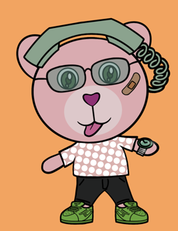 Best Polygon NFT Collection on Opensea - Jolly Teddy Party #6861