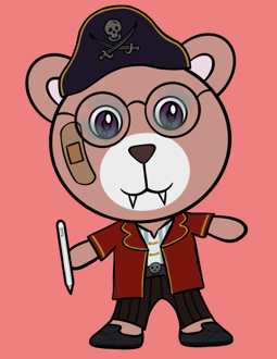 Best Polygon NFT Collection on Opensea - Jolly Teddy Party #6863