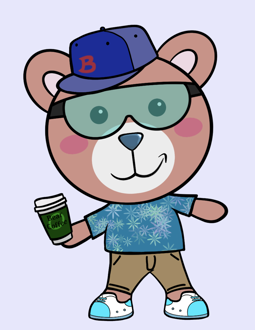 Best Polygon NFT Collection on Opensea - Jolly Teddy Party #6867