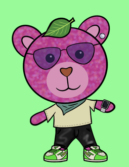 Best Polygon NFT Collection on Opensea - Jolly Teddy Party #6870