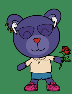 Best Polygon NFT Collection on Opensea - Jolly Teddy Party #6884