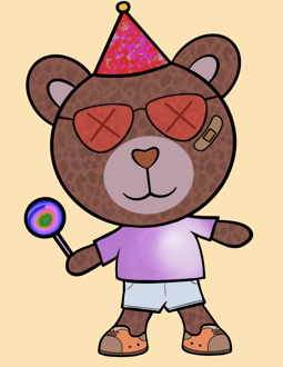Best Polygon NFT Collection on Opensea - Jolly Teddy Party #693