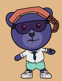 Best Polygon NFT Collection on Opensea - Jolly Teddy Party #700