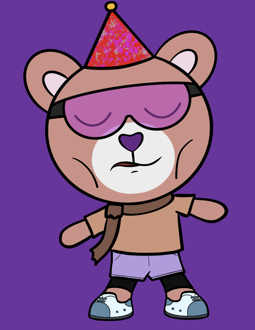 Best Polygon NFT Collection on Opensea - Jolly Teddy Party #7001