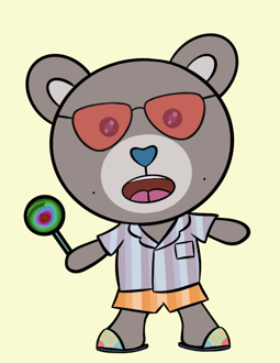 Best Polygon NFT Collection on Opensea - Jolly Teddy Party #7005