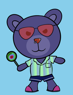 Best Polygon NFT Collection on Opensea - Jolly Teddy Party #7012