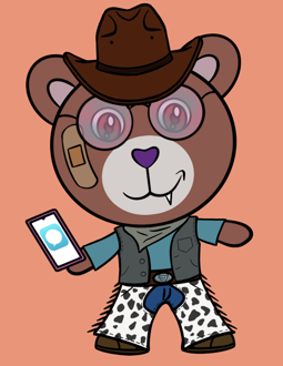 Best Polygon NFT Collection on Opensea - Jolly Teddy Party #7016