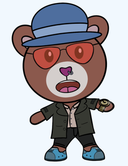 Best Polygon NFT Collection on Opensea - Jolly Teddy Party #7018