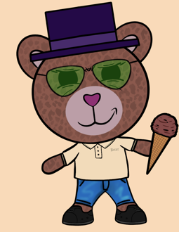 Best Polygon NFT Collection on Opensea - Jolly Teddy Party #7020