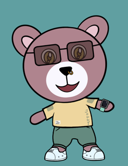 Best Polygon NFT Collection on Opensea - Jolly Teddy Party #7028
