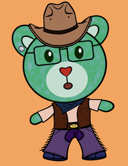 Best Polygon NFT Collection on Opensea - Jolly Teddy Party #7034