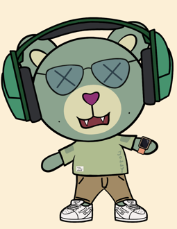 Best Polygon NFT Collection on Opensea - Jolly Teddy Party #7040