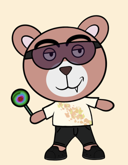 Best Polygon NFT Collection on Opensea - Jolly Teddy Party #7046