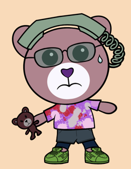 Best Polygon NFT Collection on Opensea - Jolly Teddy Party #7104