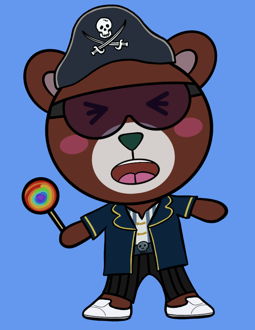Best Polygon NFT Collection on Opensea - Jolly Teddy Party #7106