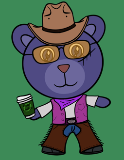 Best Polygon NFT Collection on Opensea - Jolly Teddy Party #7107