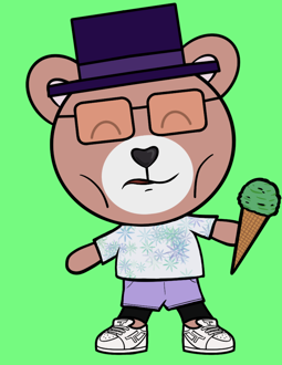 Best Polygon NFT Collection on Opensea - Jolly Teddy Party #7119