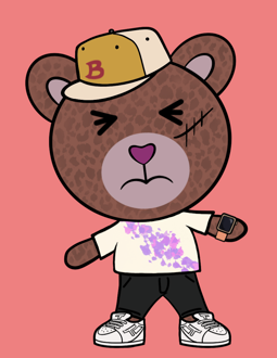 Best Polygon NFT Collection on Opensea - Jolly Teddy Party #7122