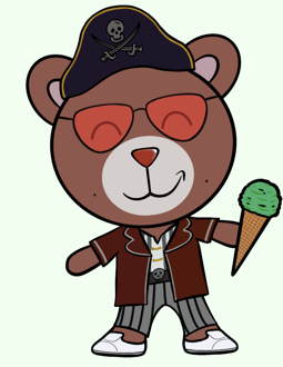 Best Polygon NFT Collection on Opensea - Jolly Teddy Party #7127